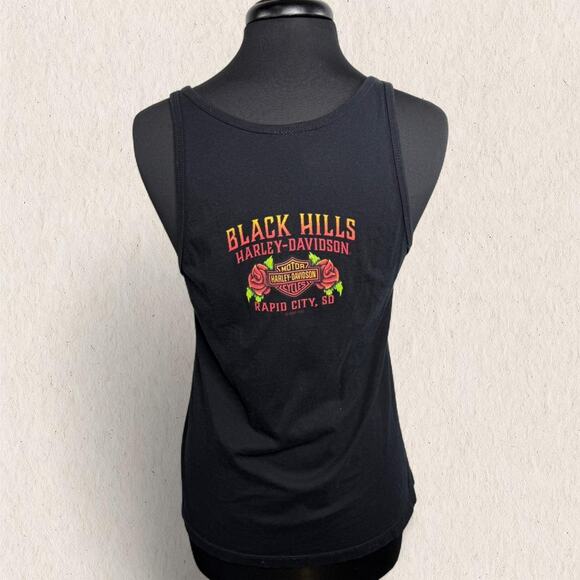 Harley-Davidson Sturgis Black‎ Hills Rally 2021 Tank Top Women’s Size M Grunge - Picture 5 of 8